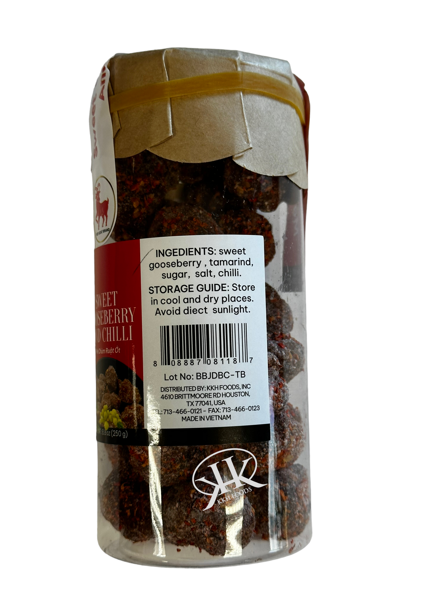 Sweet Gooseberry With Chili / Me Boc Chum Ruot Ot