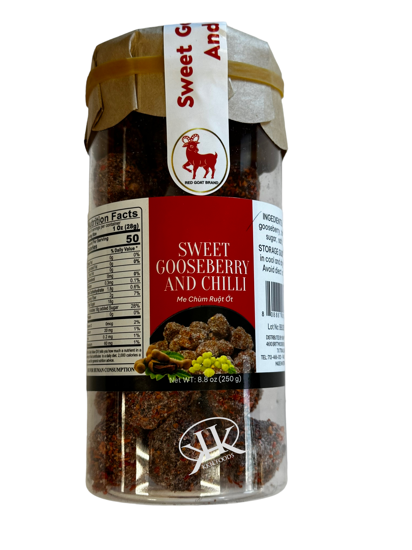 Sweet Gooseberry With Chili / Me Boc Chum Ruot Ot