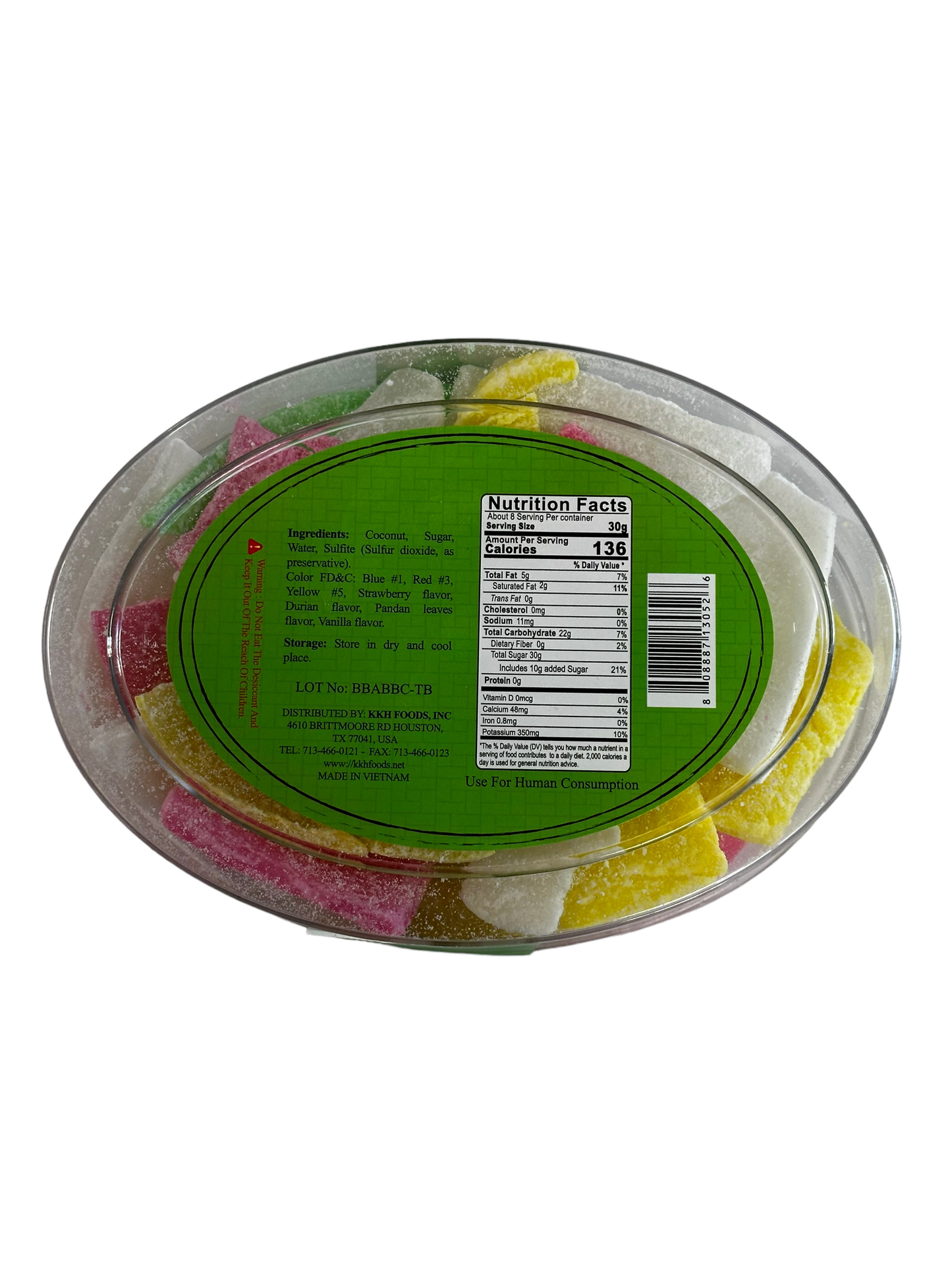 Young Coconut Candy / Mut Dua Non Mieng Lon