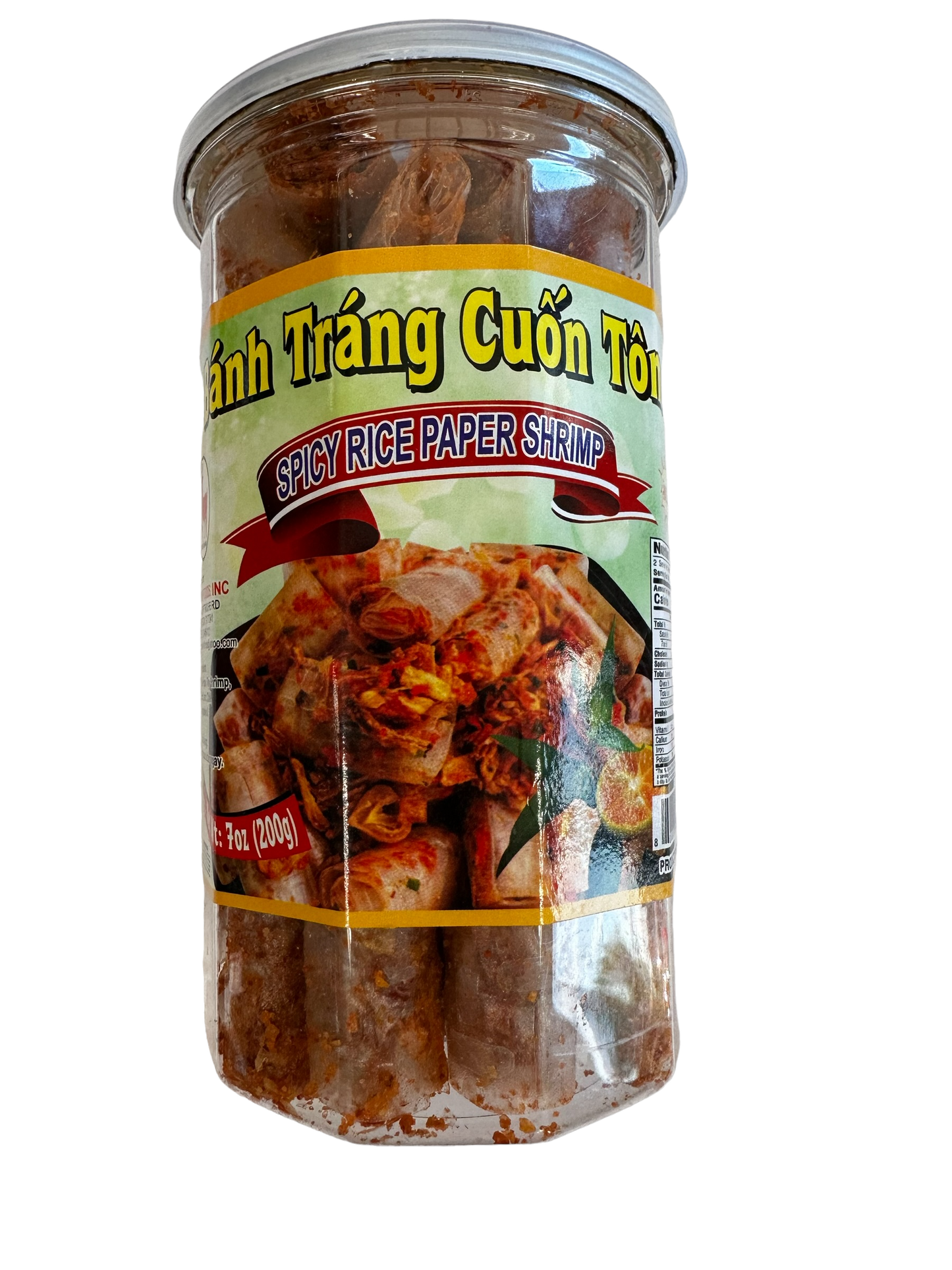 Spicy Rice Paper Shrimp / Banh Trang Cuon Tom
