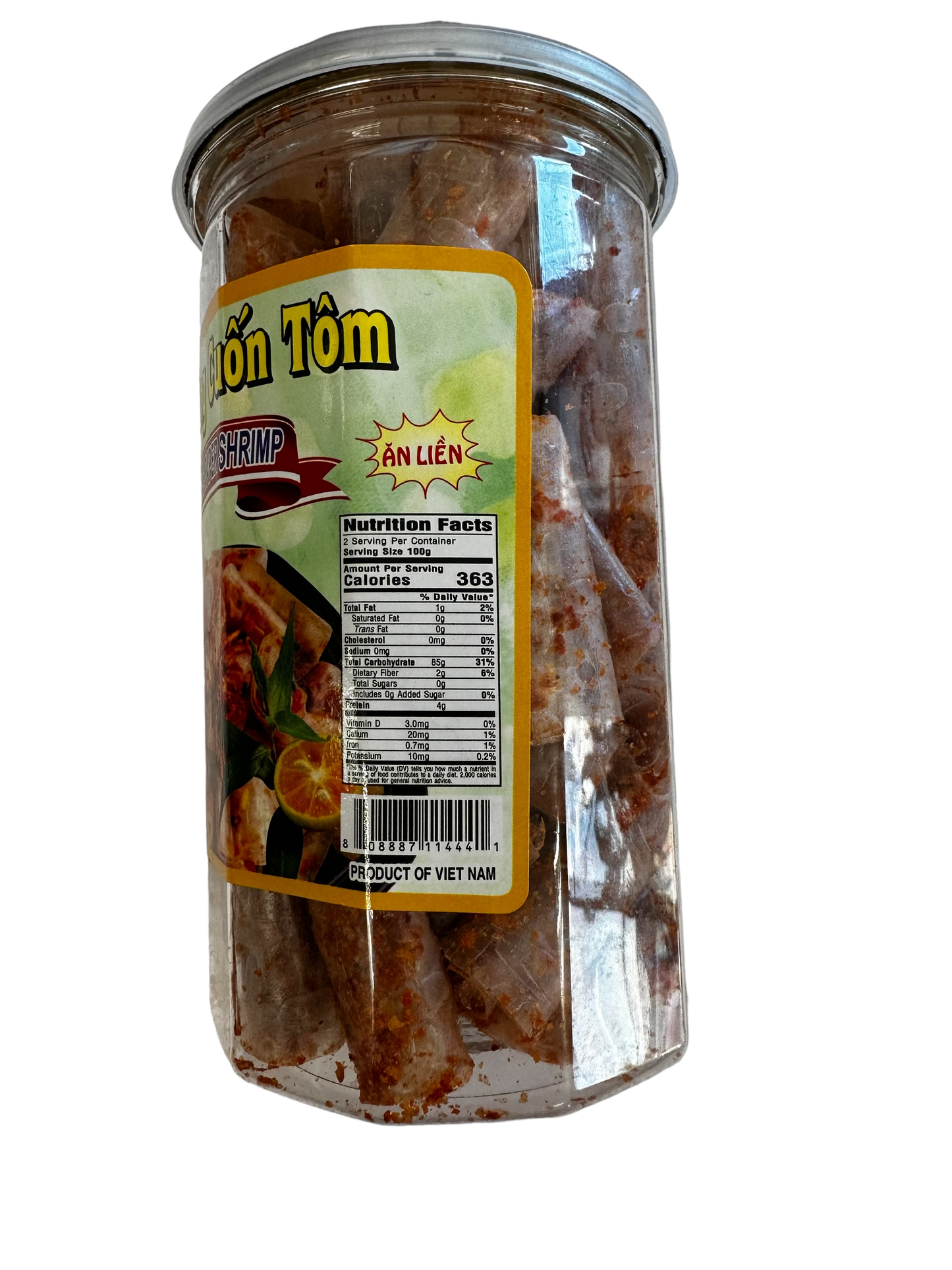 Spicy Rice Paper Shrimp / Banh Trang Cuon Tom