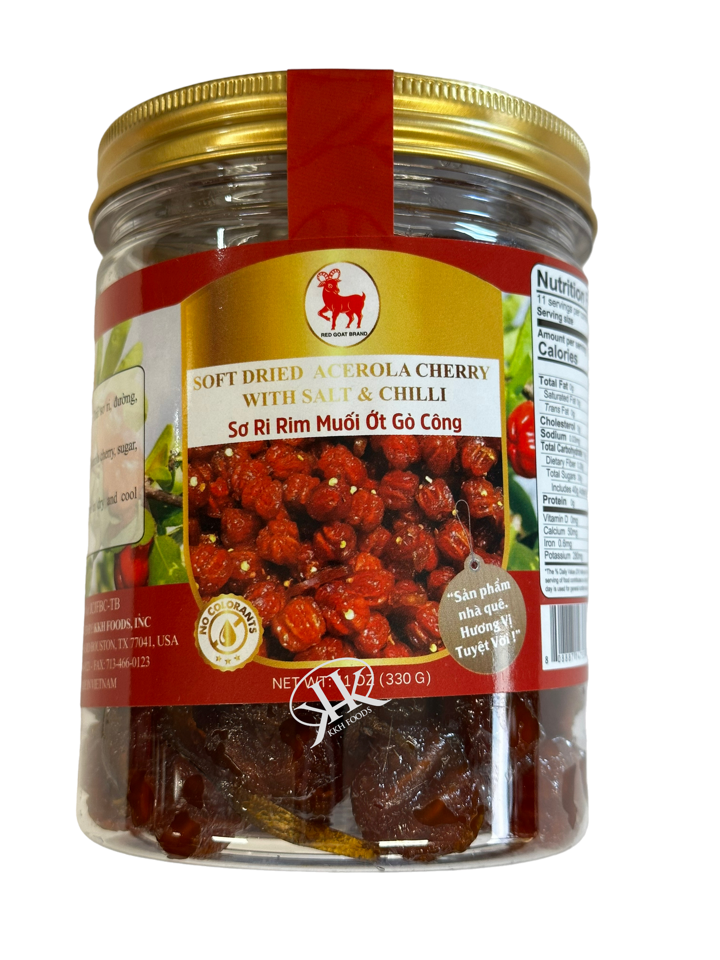 Soft Dried Acerola Cherry With Salt & Chilli / So Ri Rim Muoi Ot