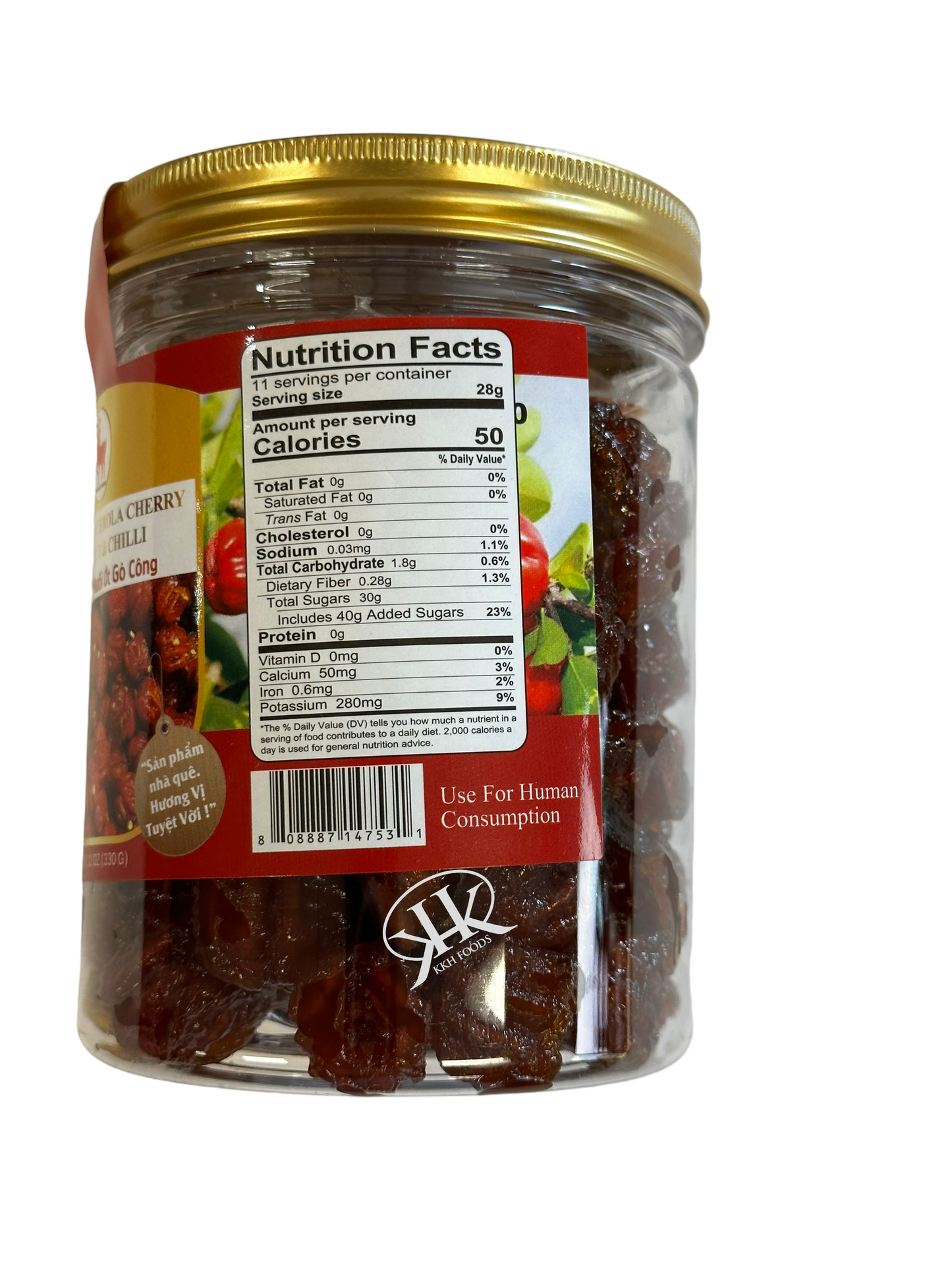 Soft Dried Acerola Cherry With Salt & Chilli / So Ri Rim Muoi Ot