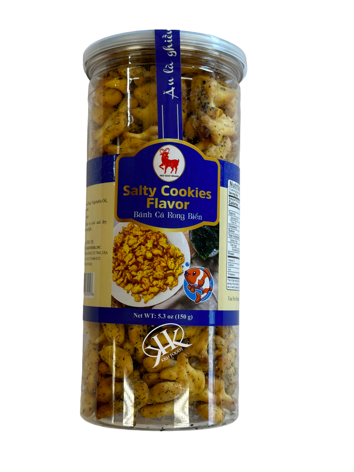 Salty Cookies with Seaweed / Banh Ca Rong Bien