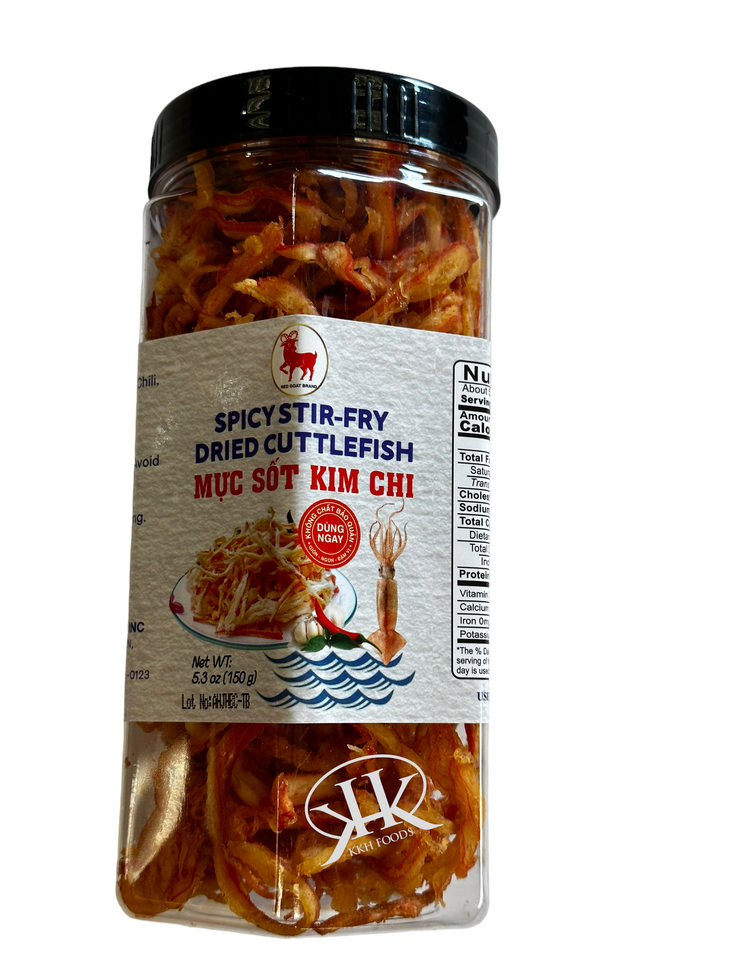 Spicy Stir-Fry Dried Cuttlefish / Muc Kim Chi