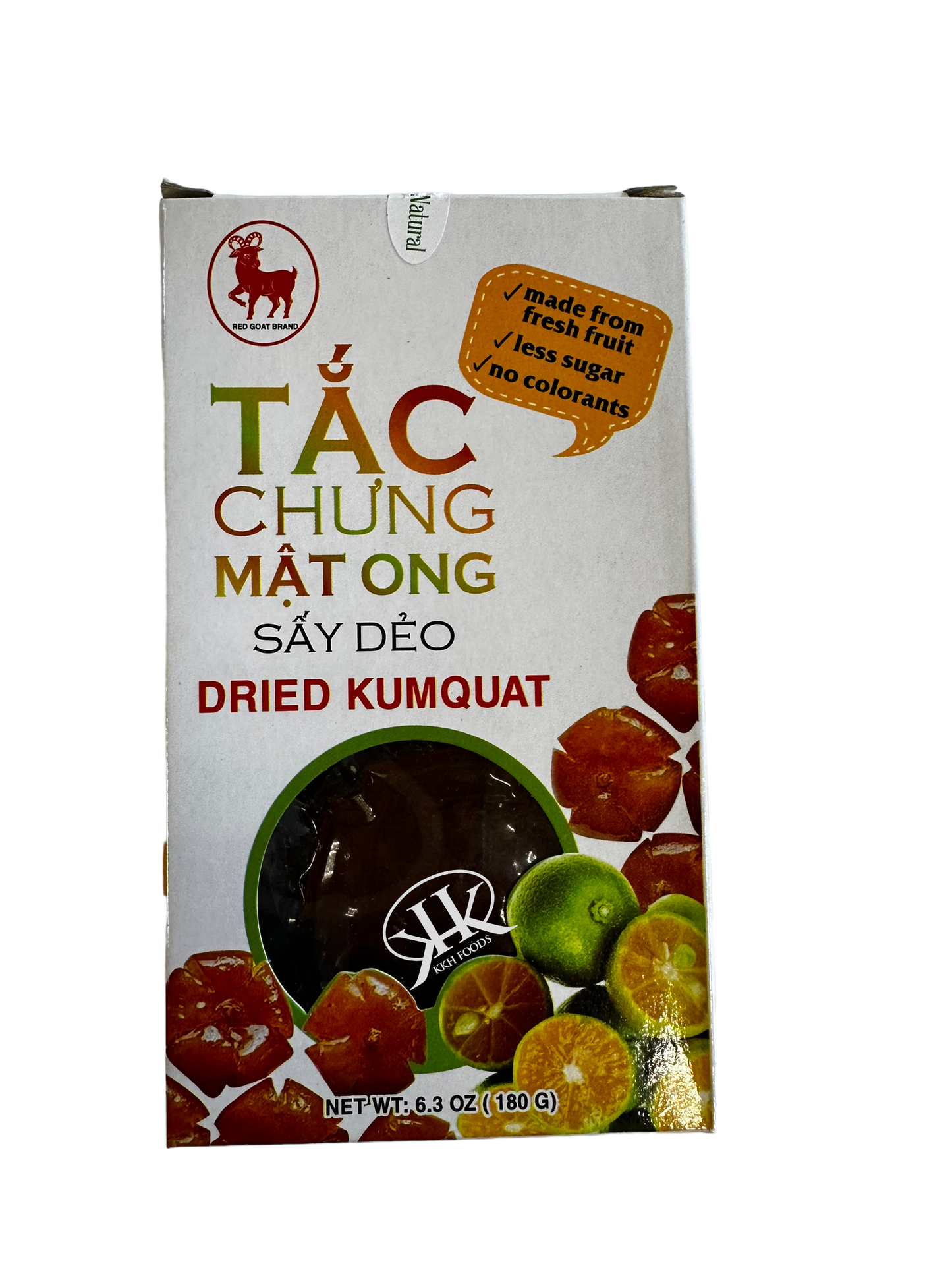 Dried Kumquat / Tac Chung Mat Ong Say Deo