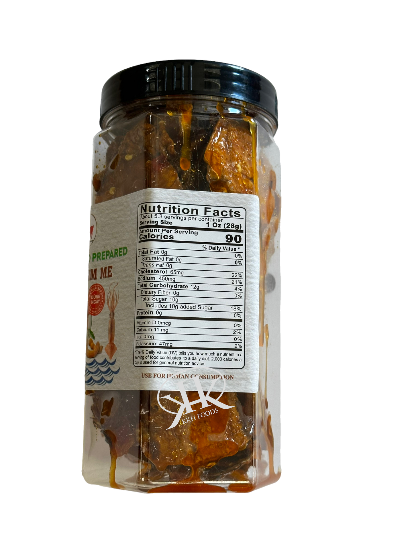 Dried Squid Prepared With Tamarind / Muc Rim Me