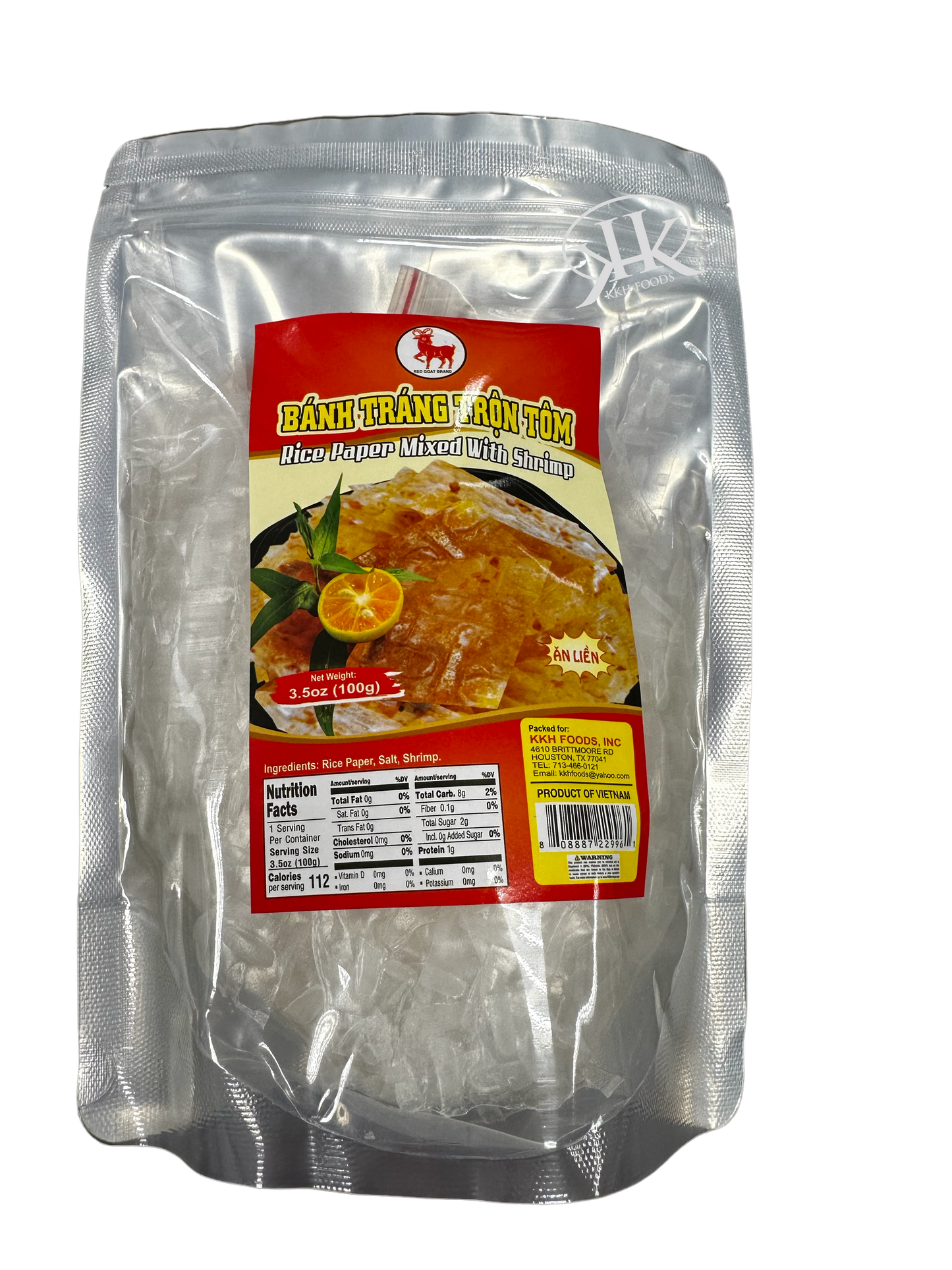 Rice Paper Mixed With Shrimp / Banh Trang Tron Tom
