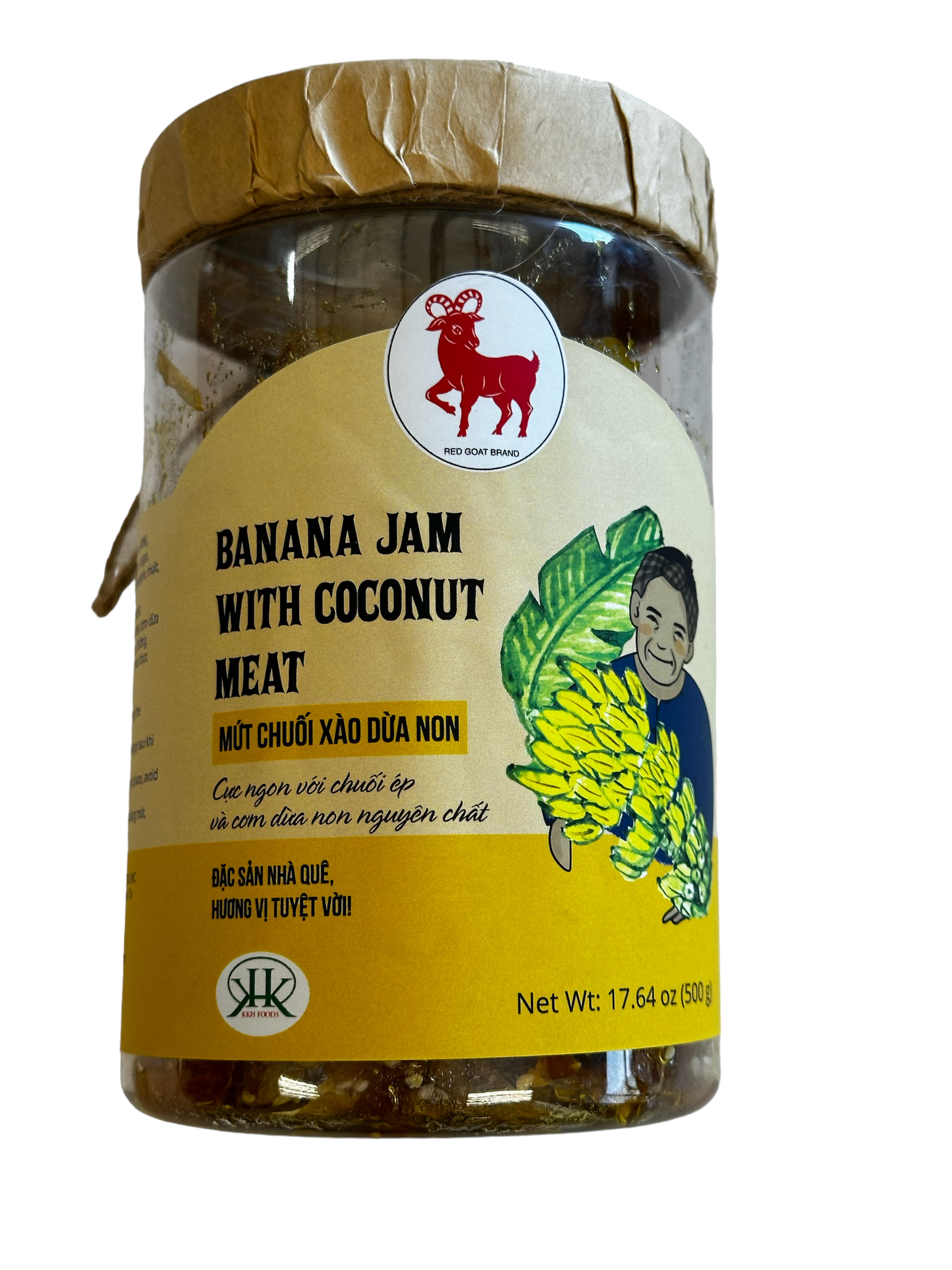 Banana Jam with Coconut Meat / Mut chuoi Xao Dua Non
