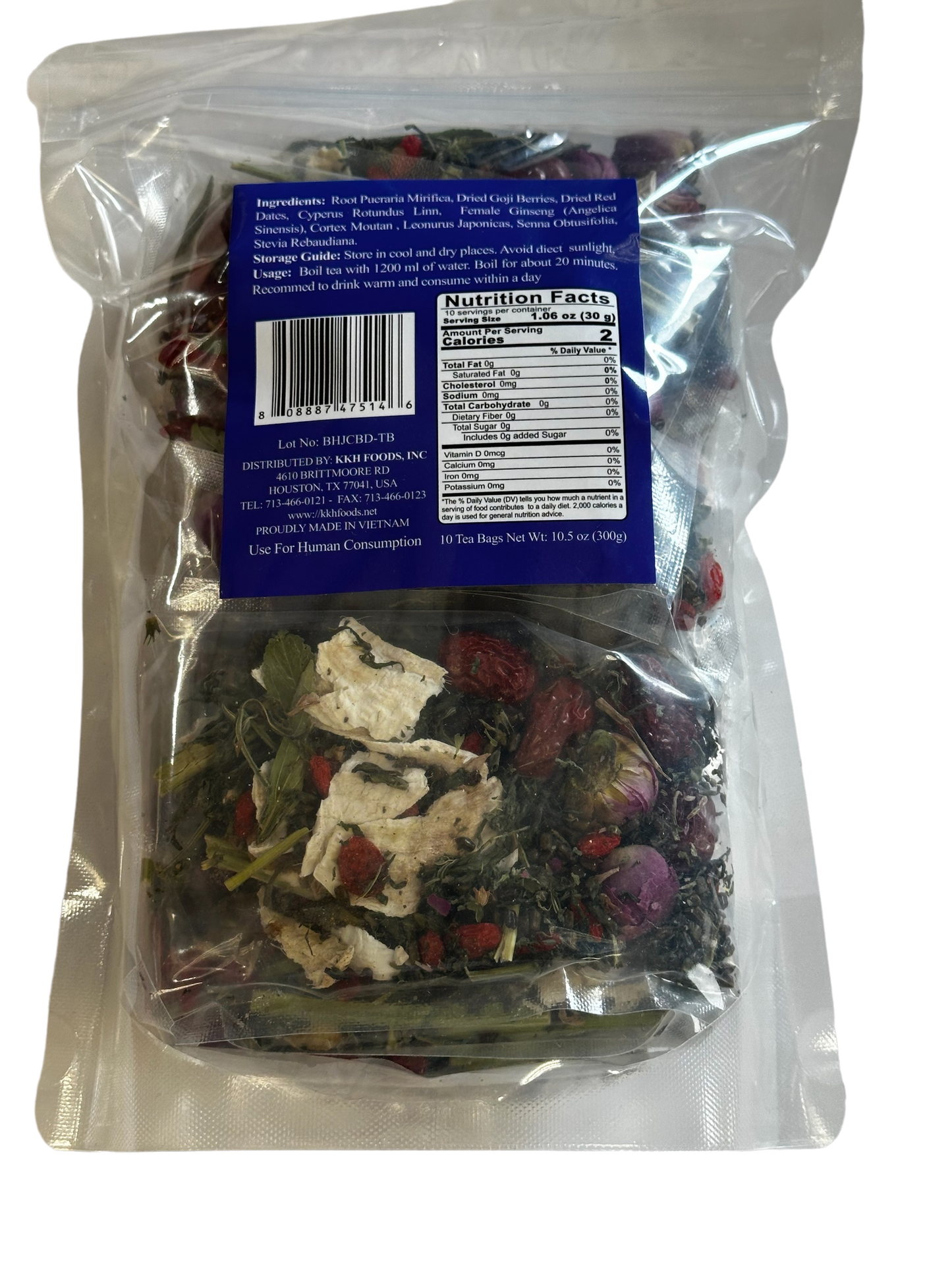 Natural Herbal Tea / Tra Sam To Nu Ky Tu