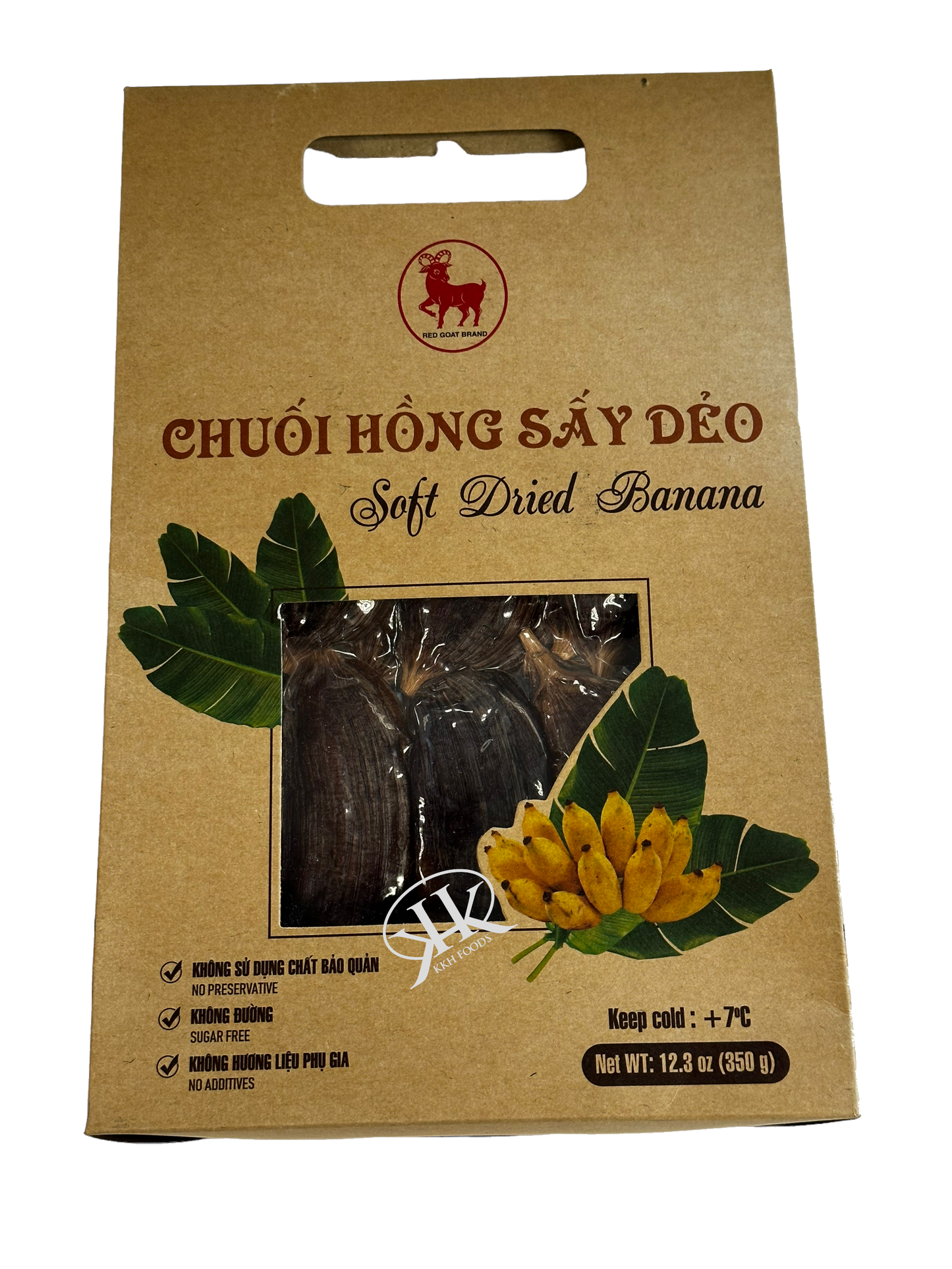 Soft Dried Banana / Chuoi Hong Say Deo