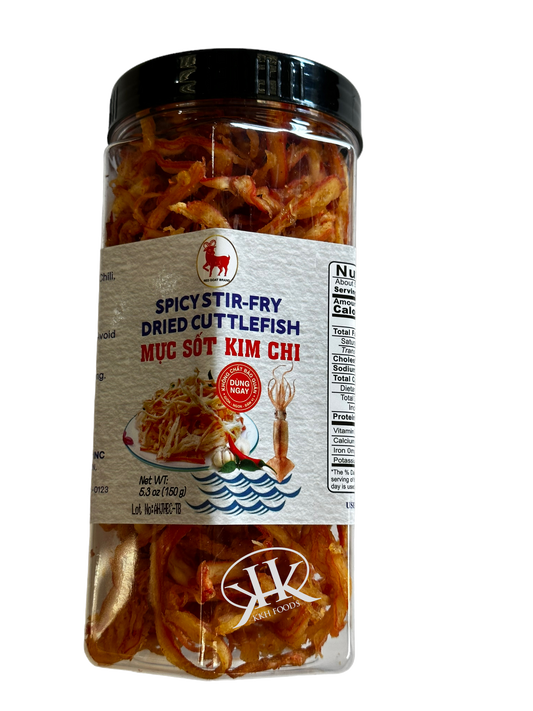 Spicy Stir-Fry Dried Cuttlefish / Muc Kim Chi