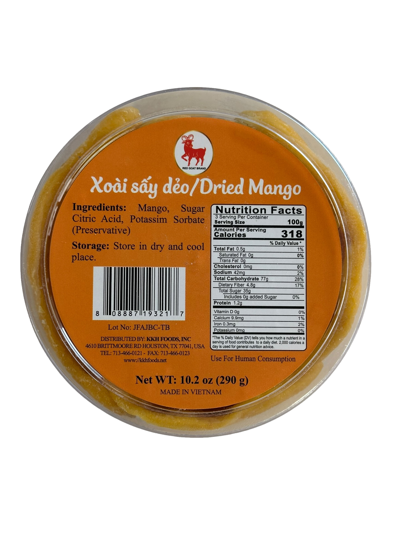 Dried Mango / Xoai Say Deo