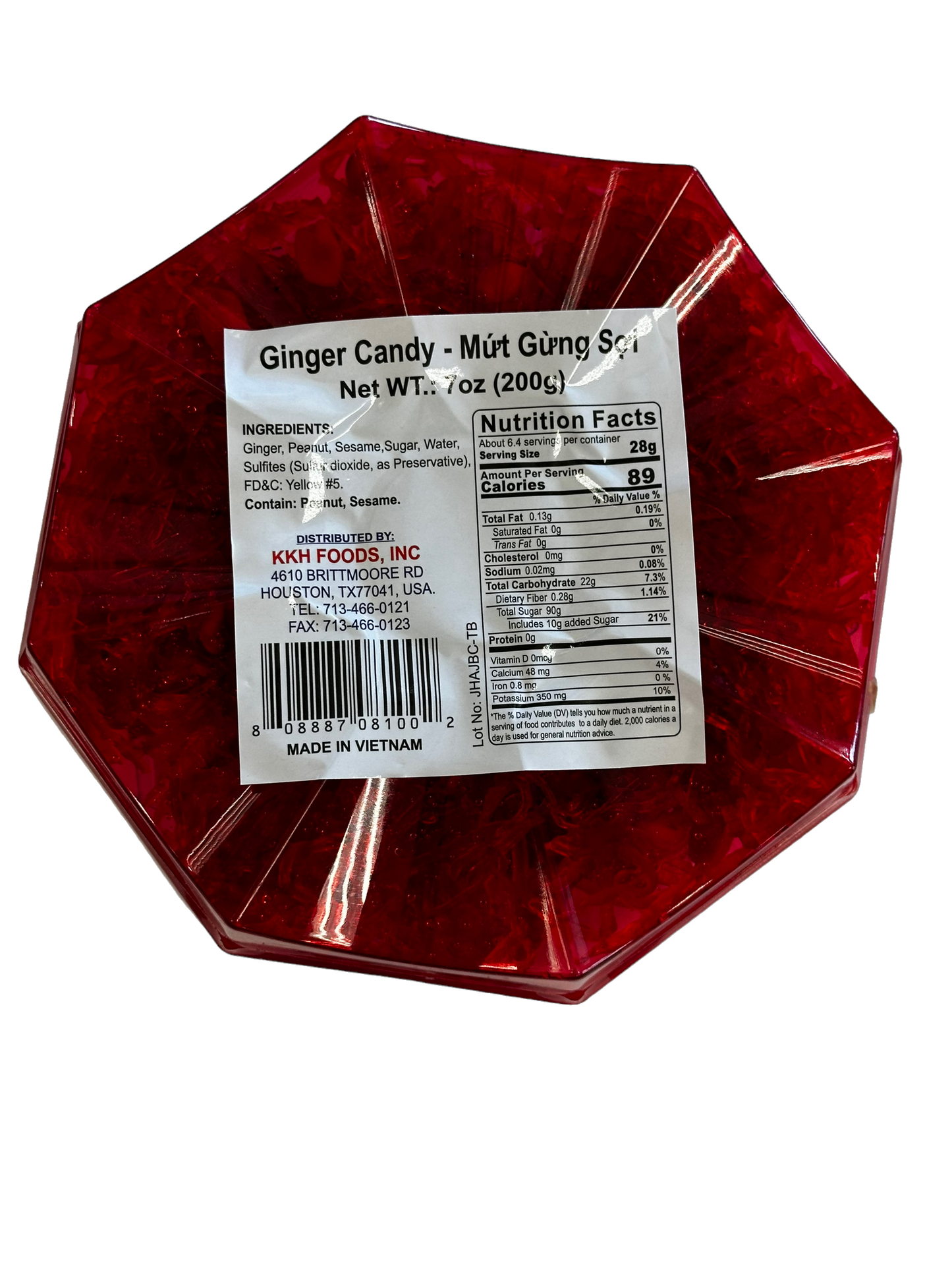 Shredded Ginger Candy / Mut Gung Soi